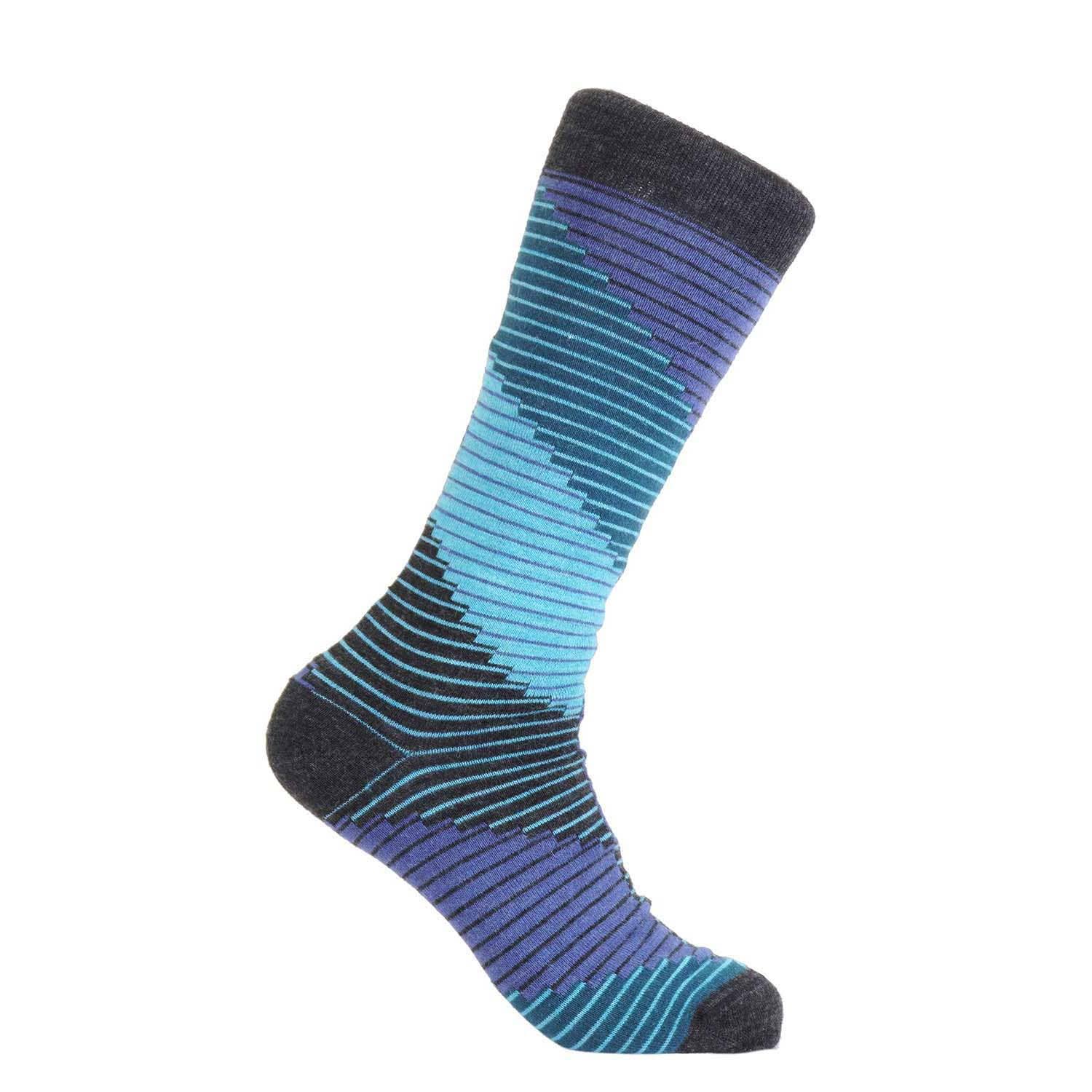 Alpaca Socks - Tetris - Aqua