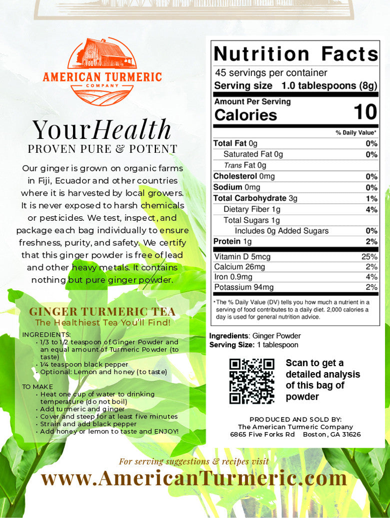 Organic Fermented Turmeric & Ginger Powder Bundle – Synergistic Clean Wellness