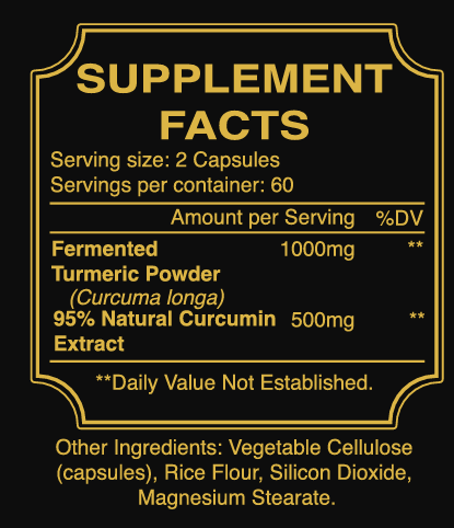 Boost Your Vitality with 6X Curcumin Power in CurcumaMAX Fermented Turmeric Capsules - 120 capsules