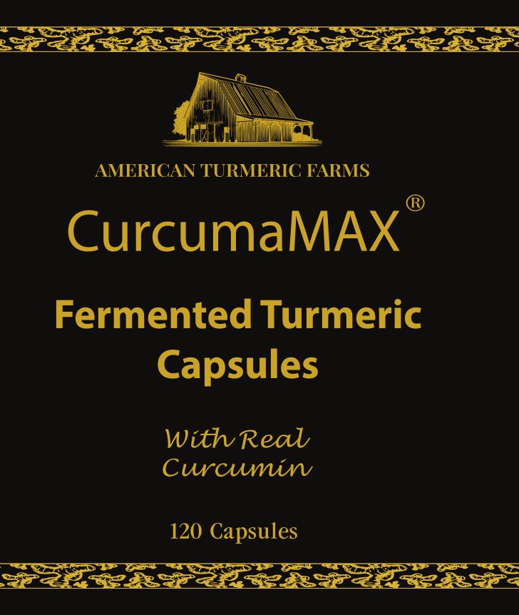 Boost Your Vitality with 6X Curcumin Power in CurcumaMAX Fermented Turmeric Capsules - 120 capsules