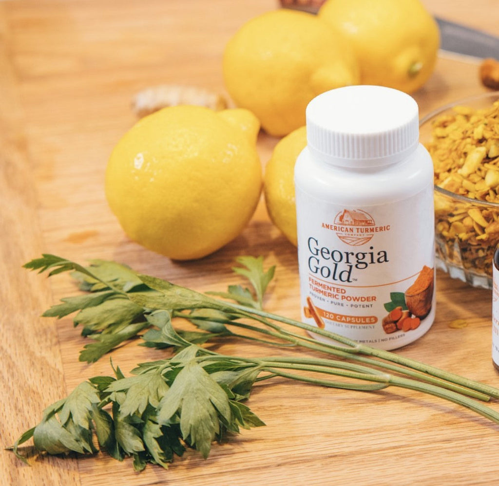 Unlock Joint Ease and Immune Vitality with Enhanced Bioavailability in Georgia Gold Elite Fermented Turmeric Capsules - 120 Capsules