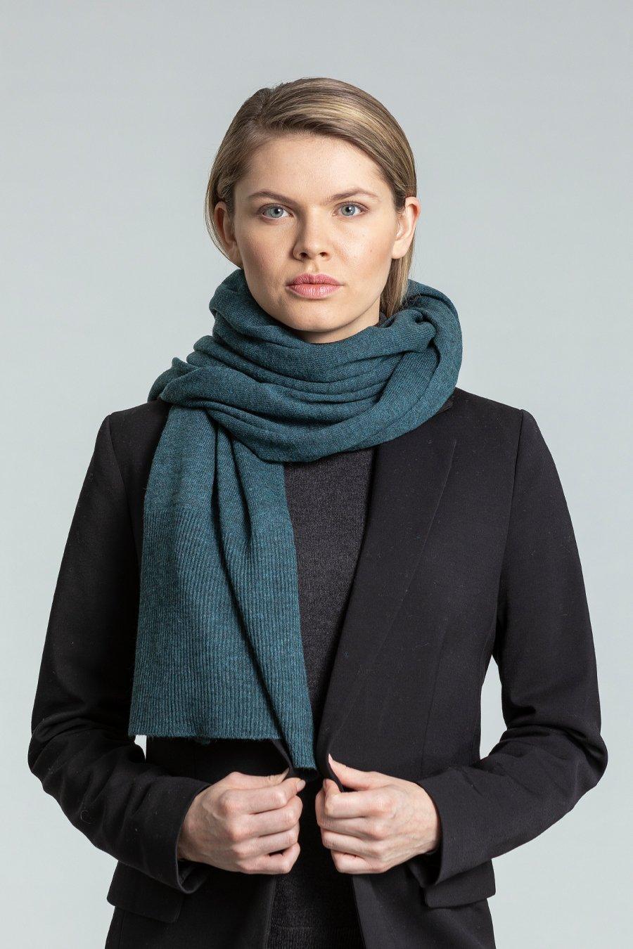 Merino Edge Rib Scarf