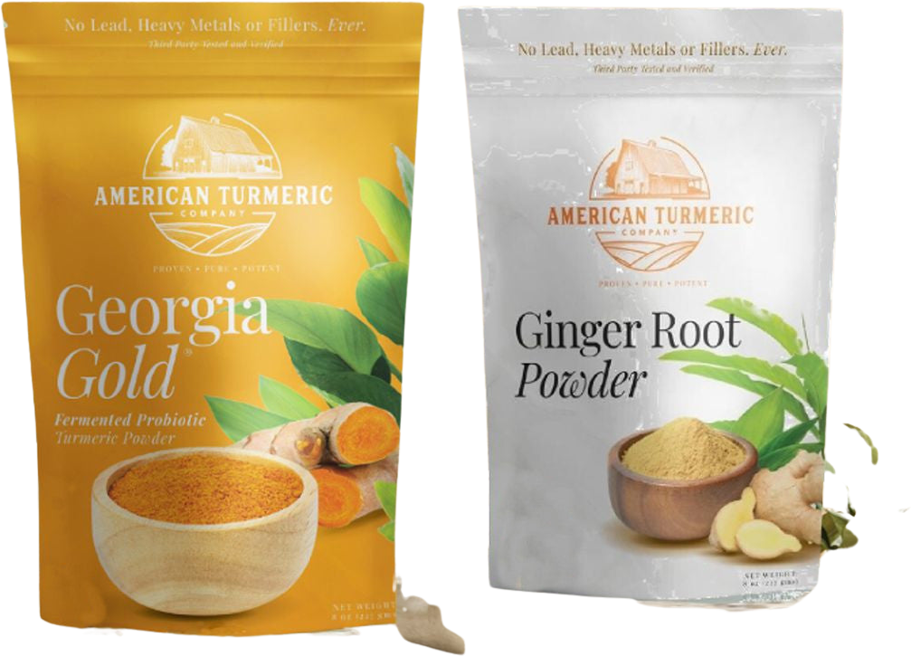 Organic Fermented Turmeric & Ginger Powder Bundle – Synergistic Clean Wellness